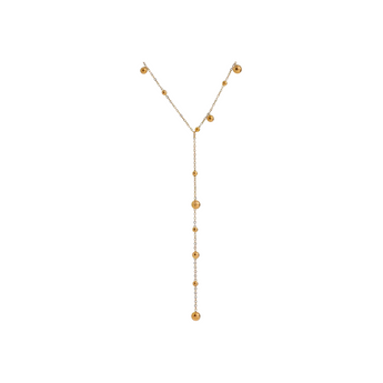 Gold Classy Y Necklace Necklace waterproof tarnish-free jewellery - Binky Belle