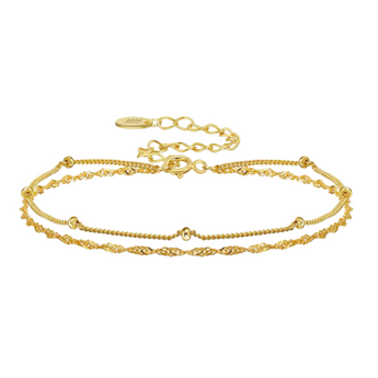 Gold Dainty Aurora Glow Bracelet Bracelet waterproof tarnish-free jewellery - Binky Belle