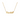 Gold Dainty Pearl Italic Custom Necklace personalised waterproof tarnish-free jewellery - Binky Belle