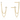 Gold chain earrings with star-shaped top elements on a white background
