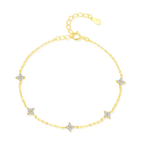 Gold Essential Clover Dainty Bracelet Bracelet waterproof tarnish-free jewellery - Binky Belle