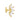 Gold Half Flower Helix Stud Earrings waterproof tarnish-free jewellery - Binky Belle