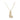Gold Initial Balloon Necklace Necklace personalised waterproof tarnish-free jewellery - Binky Belle