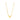 Gold Small Initial Heart Necklace waterproof tarnish-free jewellery - Binky Belle