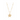 A gold star-shaped pendant necklace with clear rhinestones, suspended from a delicate gold chain with small rhinestone accents, shown on a plain white background.