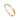 A gold-colored bangle bracelet with a heart design embellished with sparkling crystals.