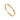 A gold-colored bangle bracelet with diamond-like accents and Roman numerals on it.