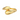 A gold-plated adjustable ring with a unique hug-inspired shape.