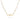 A gold necklace with Arabic lettering in a stylish script, displayed against a white background.