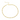 A gold-colored necklace with interlinked chain links, featuring a lobster clasp closure.