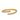 A gold open bangle adorned with small, round diamonds along both ends, creating a sense of elegance and luxury. The background is plain white.