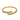 A gold open-ended ring with two rows: one adorned with small clear gemstones and the other with smooth gold beads, conveying elegance and sophistication.