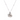 Necklace with shell and starfish pendant on a white background