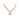 Gold chain necklace with a heart-shaped pendant on a white background