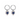 Silver Navy Chic Heart Huggies