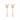 Gold Maximalist Butterfly Chain Studs