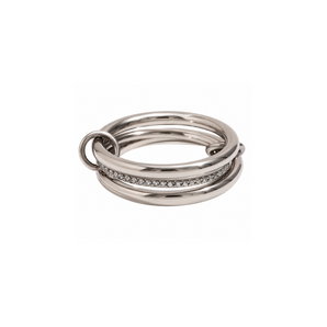 Silver Aurora Stack Ring