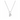 A silver box chain necklace featuring a circular charm set with small clear stones, a rectangular initial 'T' charm, and a small round crystal pendant, shown on a plain white background.