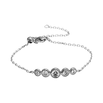 Silver 5 Ball Bracelet Bracelet waterproof tarnish-free jewellery - Binky Belle