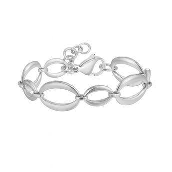 Silver Circular Bracelet Bracelet waterproof tarnish-free jewellery - Binky Belle