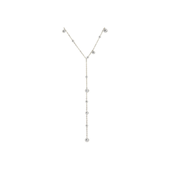 Silver Classy Y Necklace Necklace waterproof tarnish-free jewellery - Binky Belle