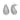 Silver Crystal MEDIUM Teardrop Studs Earrings waterproof tarnish-free jewellery - Binky Belle