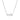 Silver Custom Italics Name Necklace personalised waterproof tarnish-free jewellery - Binky Belle