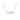 Silver Dainty Pearl Italic Custom Necklace personalised waterproof tarnish-free jewellery - Binky Belle