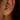 Silver Daith Heart Hoop Earrings waterproof tarnish-free jewellery - Binky Belle