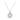 Silver Initial Balloon Necklace Necklace personalised waterproof tarnish-free jewellery - Binky Belle
