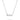 Silver Textured Custom Name Necklace personalised waterproof tarnish-free jewellery - Binky Belle