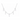 A silver-tone necklace featuring a delicate chain with alternating round bezel-set clear stones and teardrop-shaped clear drop stones, displayed on a solid white background.