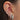 Thick Starry Silver Hoops Earrings waterproof tarnish-free jewellery - Binky Belle