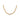 Gold chain necklace with a heart-shaped pendant on a white background