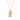 A gold-plated necklace with a tarot card-inspired pendant featuring the 'Lovers' card design, displayed on a white background.