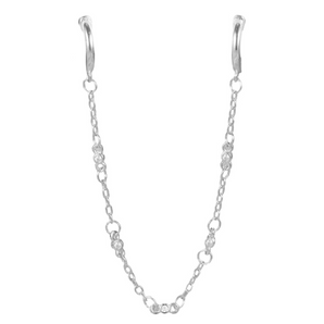 Silver 1 Piece Dangly Chain