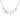 Silver custom name necklace with crystal-encrusted AMELIA letter charms on chain