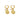 Gold Shell and Pearl Huggies