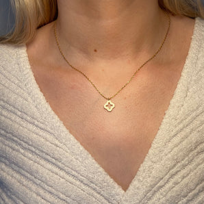 Gold Clover Necklace