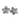 A pair of silver big flower stud earrings with intricate detailing and embellishments.