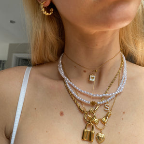 Gold Iconic Padlock Necklace