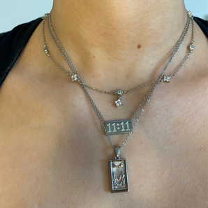 Silver 11:11 Necklace