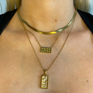 Gold 11:11 Necklace