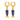 Gold Navy Fish Huggies