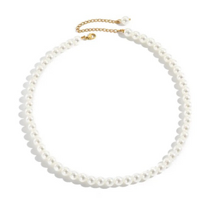 Gold Pearl Necklace