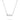 Silver personalised name necklace with 'Melissa' pendant on a delicate chain, custom jewellery gift for her