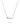 Silver personalised name necklace with 'Melissa' pendant on a delicate chain, custom jewellery gift for her