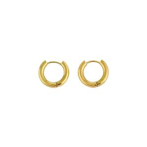 Gold 10mm Original Hoops