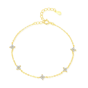 Gold Essential Clover Dainty Bracelet Bracelet waterproof tarnish-free jewellery - Binky Belle