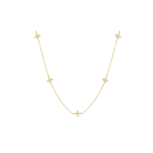 Gold Essential Flower Necklace Necklace waterproof tarnish-free jewellery - Binky Belle